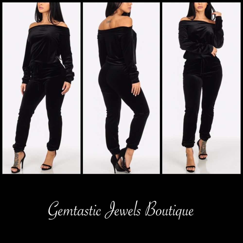 Off the Shoulder Jumpsuit